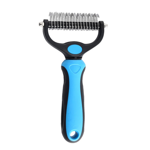 SIHI Dog & Cat Dematting Comb, Double-Sided Pet Grooming Brush